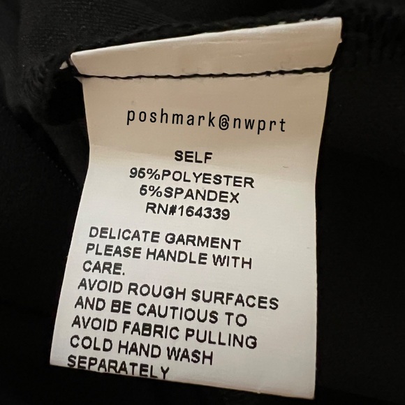 NEW 💯 SNDYS Viola Black High Rise Crepe Pants Flare XS - Picture 4 of 14